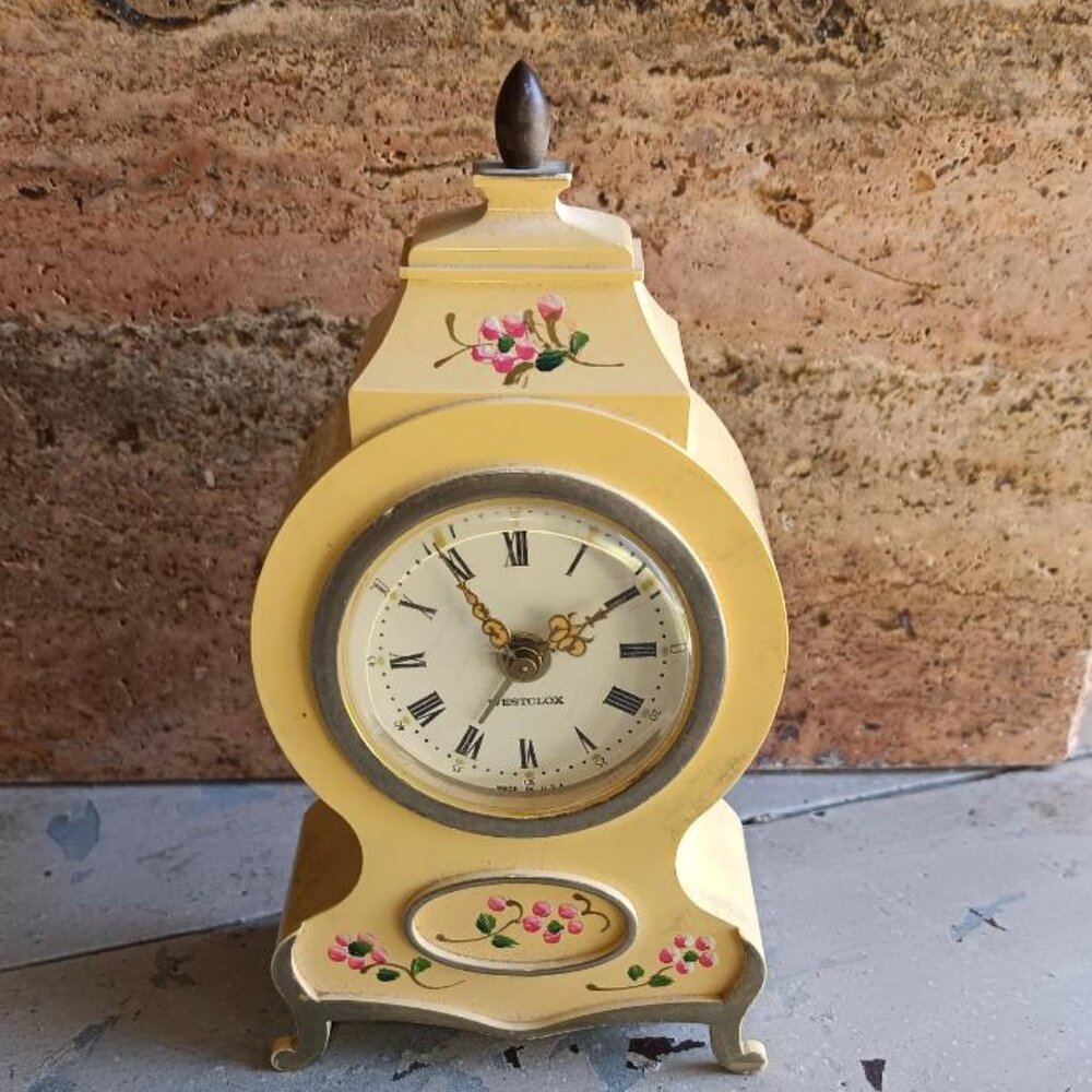 Vintage Westclox 12090 USA Windup Mantel Desk Shelf Alarm Clock